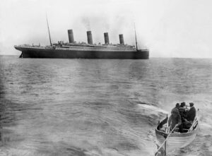 titanic setting sail, photographer by Francis Browne